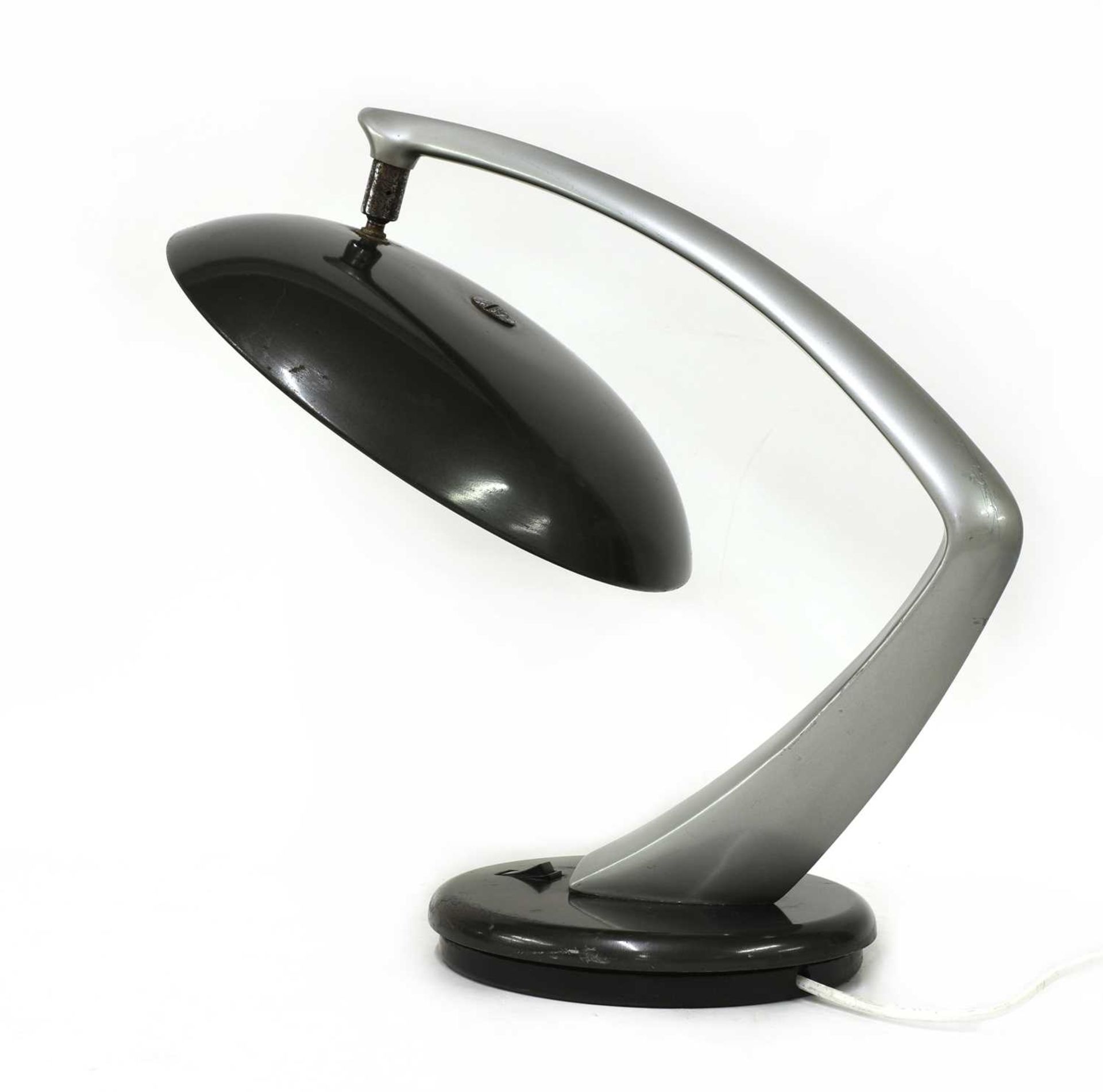 A Spanish 'Boomerang' desk lamp, - Bild 2 aus 2