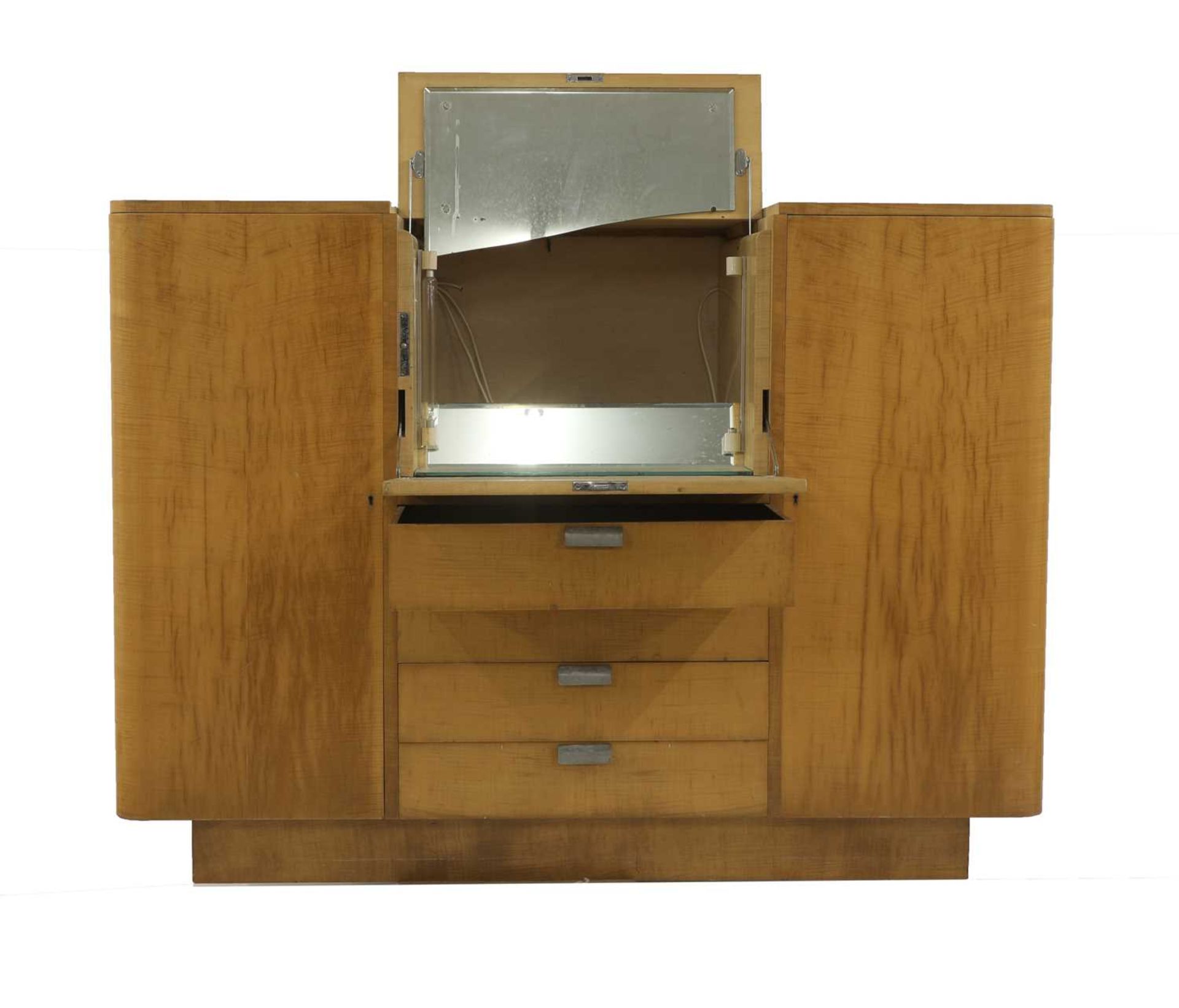 An Art Deco maple dressing bureau, - Image 3 of 4