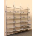 A collection of spare '606 Universal' shelving system items,