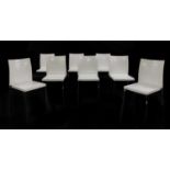 A set of eight Ligne Roset stacking chairs,