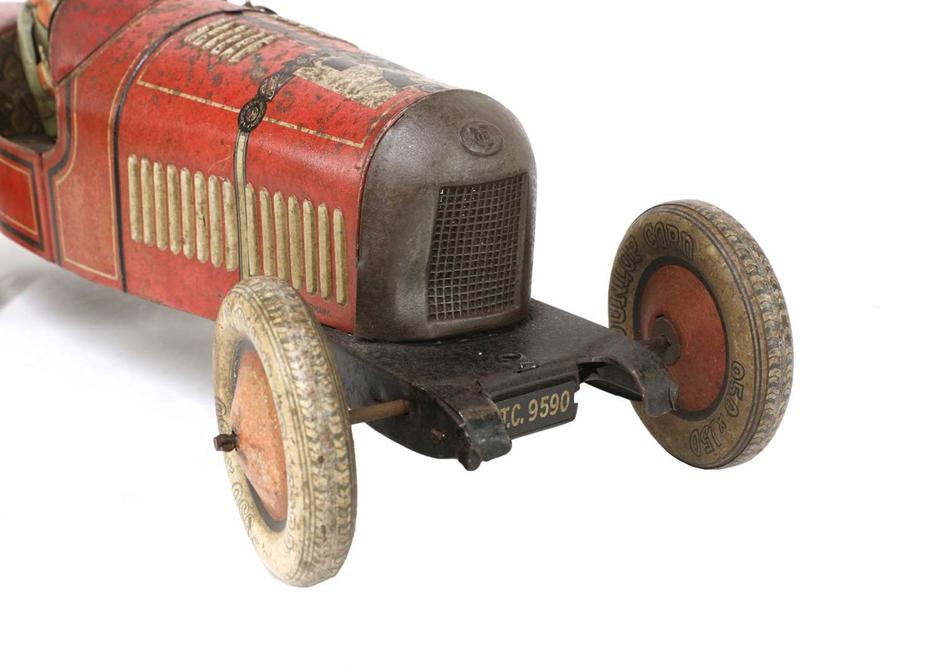 An Alfa Romeo P2 tinplate and clockwork racing car, - Bild 7 aus 13