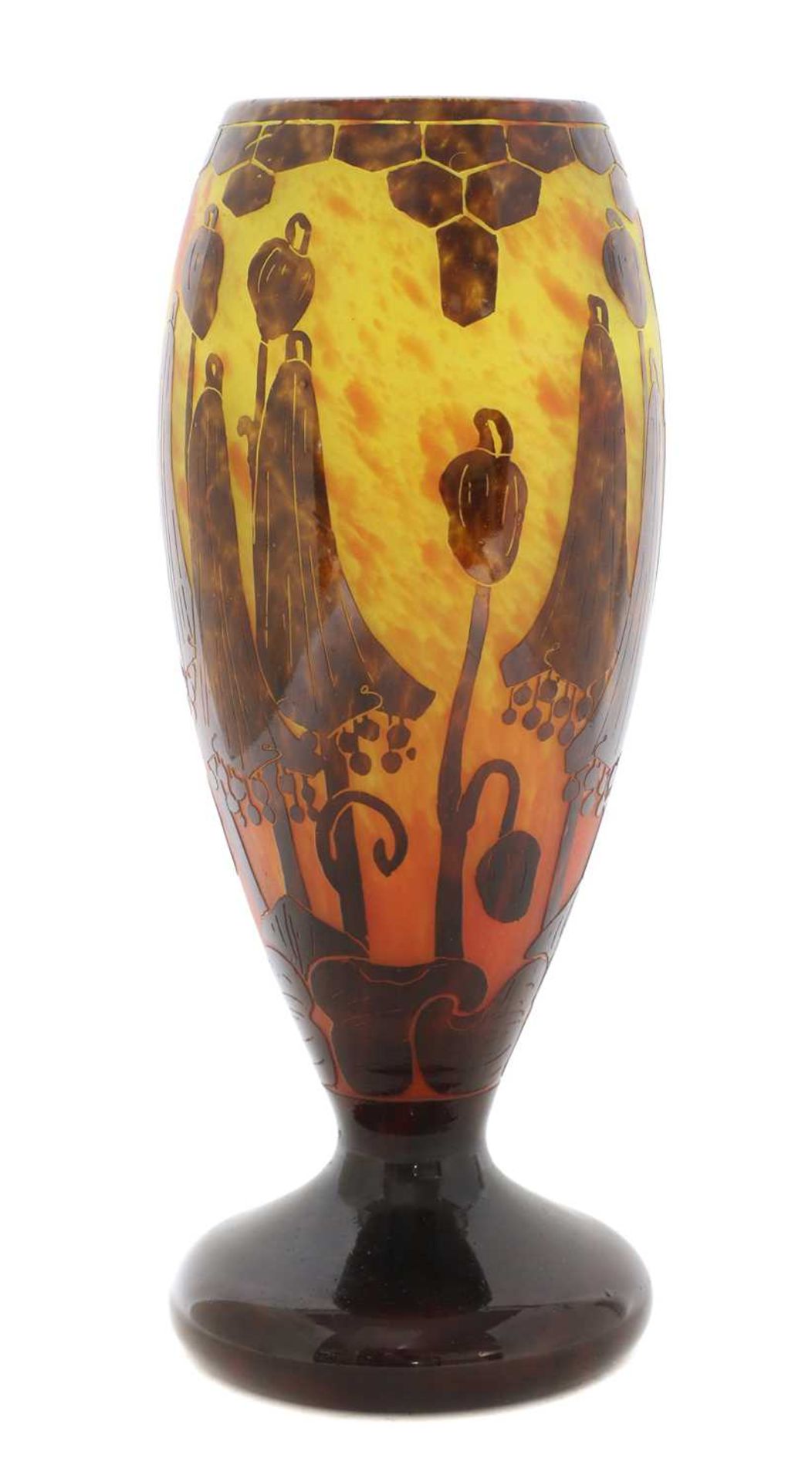 A Le Verre Français cameo vase, - Image 2 of 3