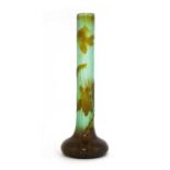 A Gallé cameo glass vase,