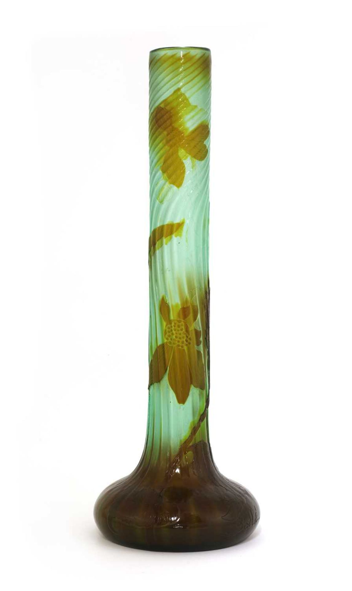 A Gallé cameo glass vase,