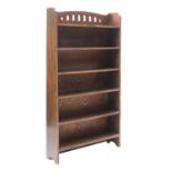 An Arts and Crafts oak bookcase,