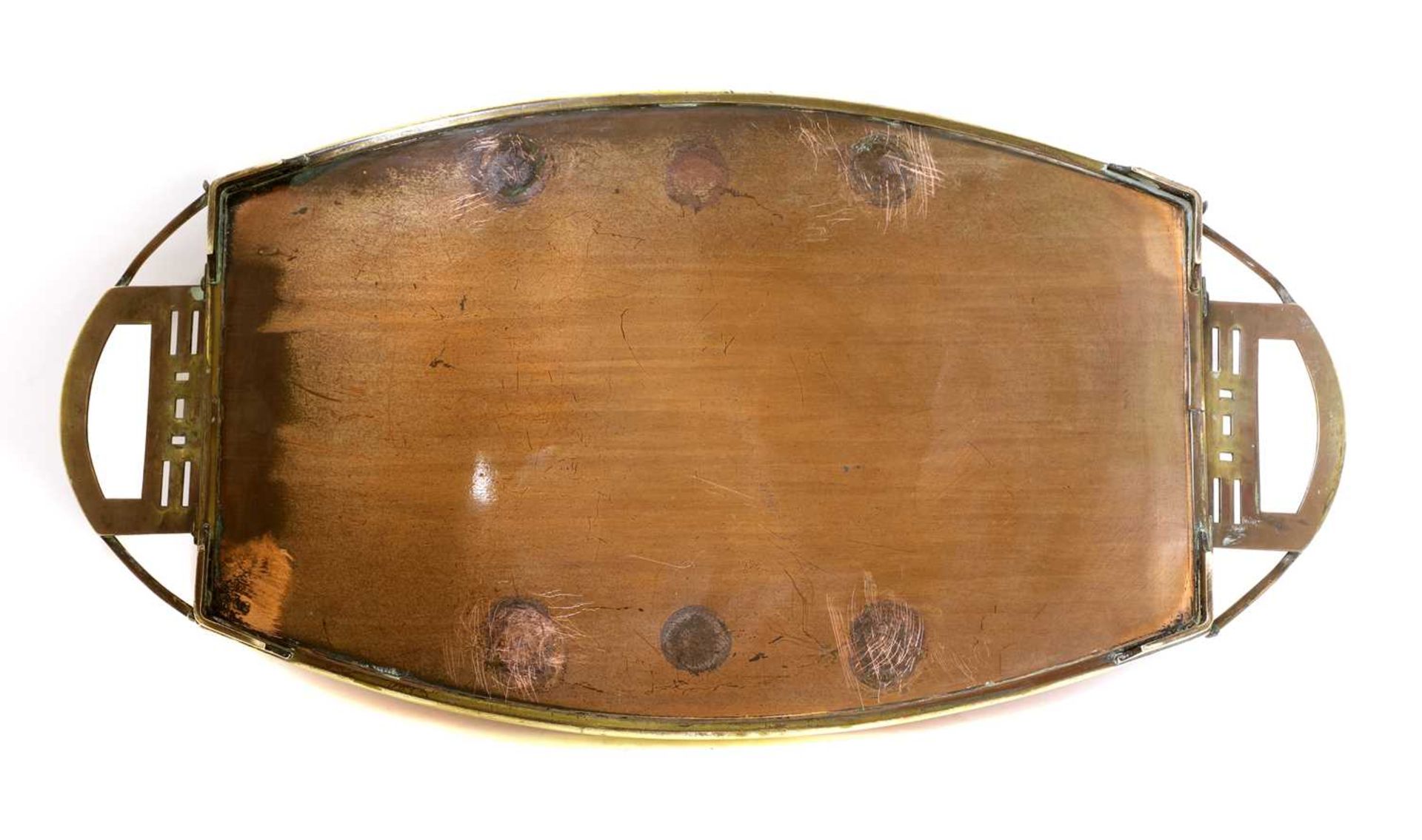 A secessionist copper and brass tray, - Image 3 of 3