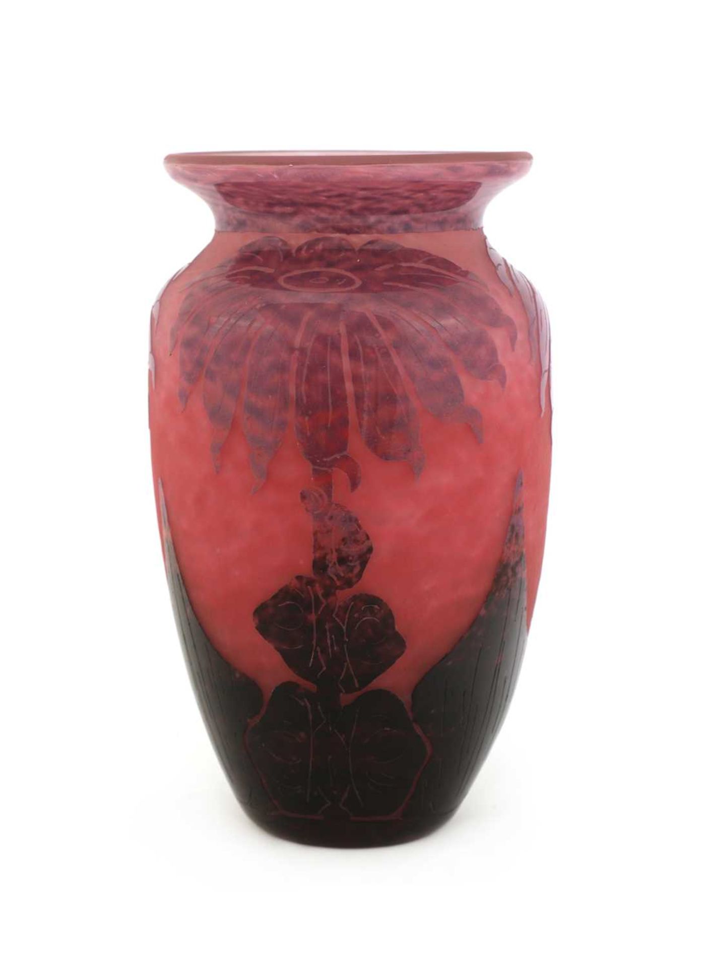 A Le Verre Français cameo glass vase, - Image 2 of 3