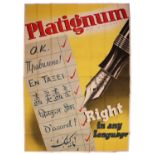 'Platignum - Right in any language',