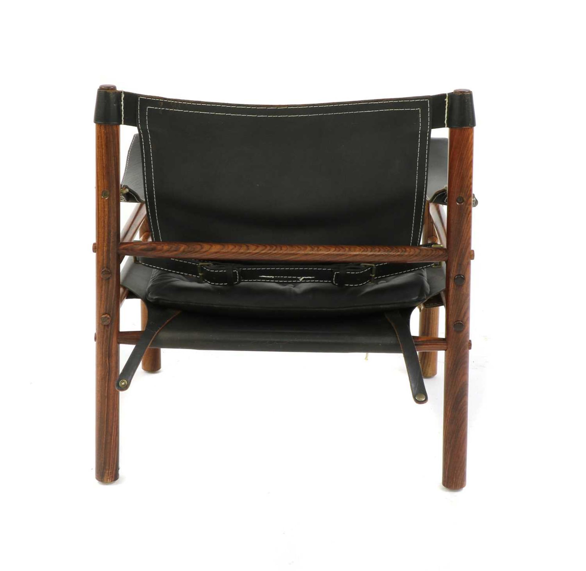 A Swedish 'Sirocco' rosewood safari chair, § - Image 4 of 7