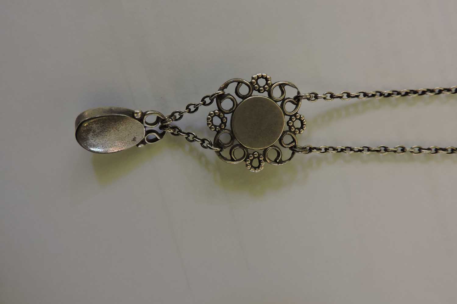 An Arts & Crafts moonstone necklace, - Image 3 of 3