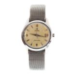 A gentlemen's stainless steel Omega 'Seamaster' automatic bracelet watch, c.1960,