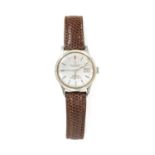 A ladies' stainless steel Omega 'Constellation' automatic strap watch,