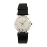 An 18ct white gold Zenith mechanical strap watch,