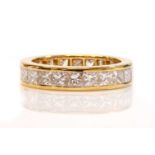 A diamond set full eternity ring,