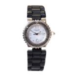 A stainless steel mid-size Chaumet 'Class One' diamond set quartz strap watch,