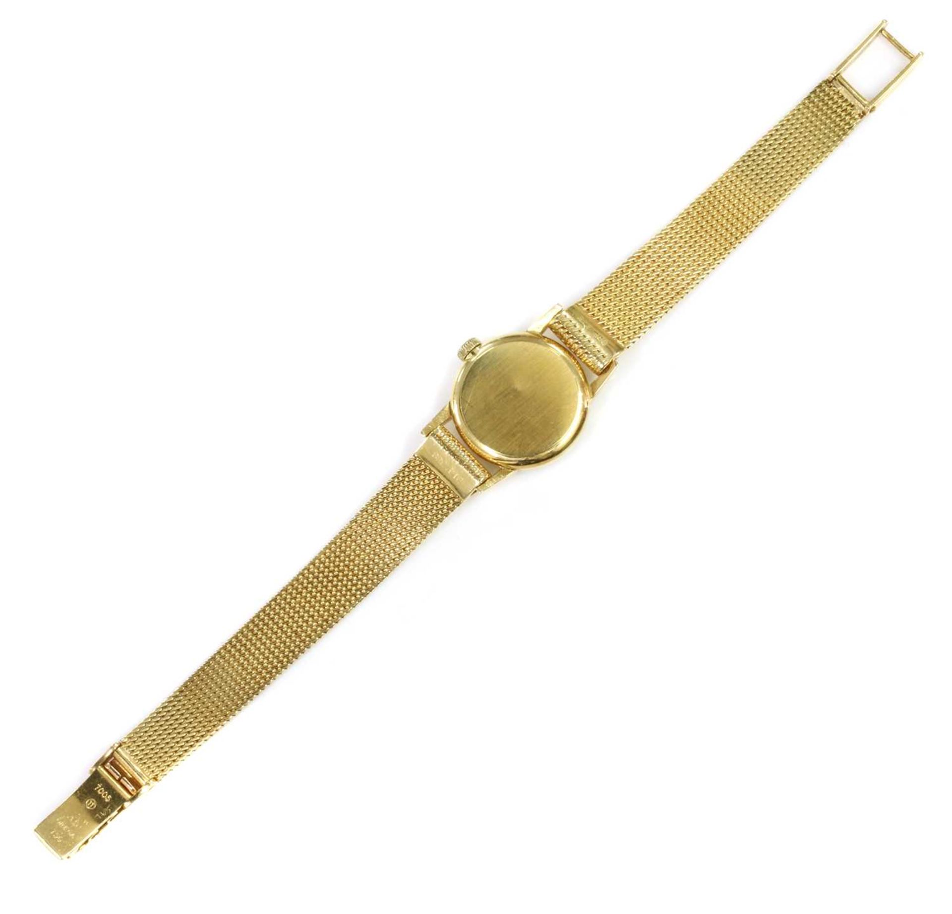 A ladies' 18ct gold Omega mechanical bracelet watch, - Bild 2 aus 2