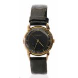 A gentlemen's 18ct gold Vacheron Constantin mechanical strap watch, c.1940,