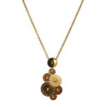 An 18ct gold Bulgari 'Cicladi' pendant,