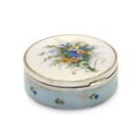 An Austrian enamelled silver trinket box,