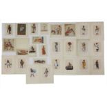 A collection of Indian gouache on mica miniatures,