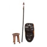 An African tribal stool