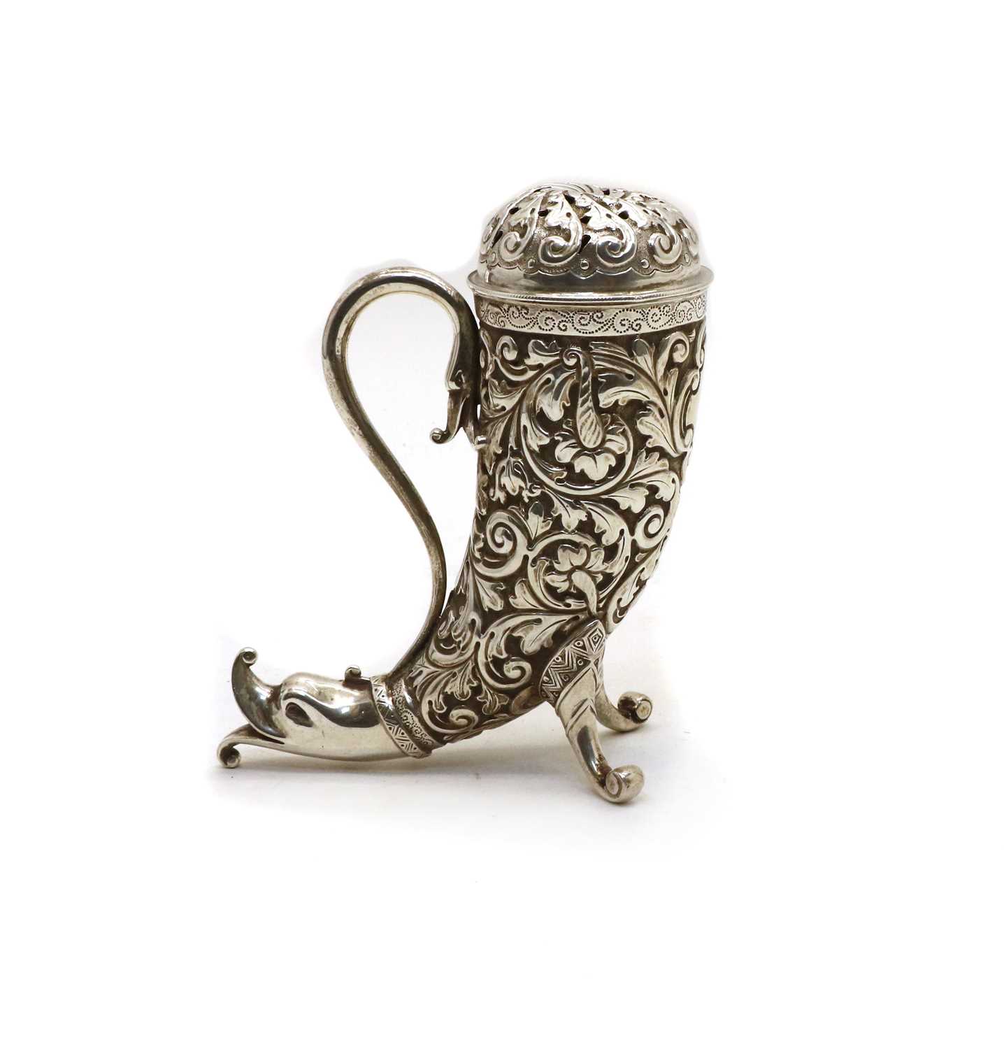 A novelty silver sugar caster, - Image 2 of 3