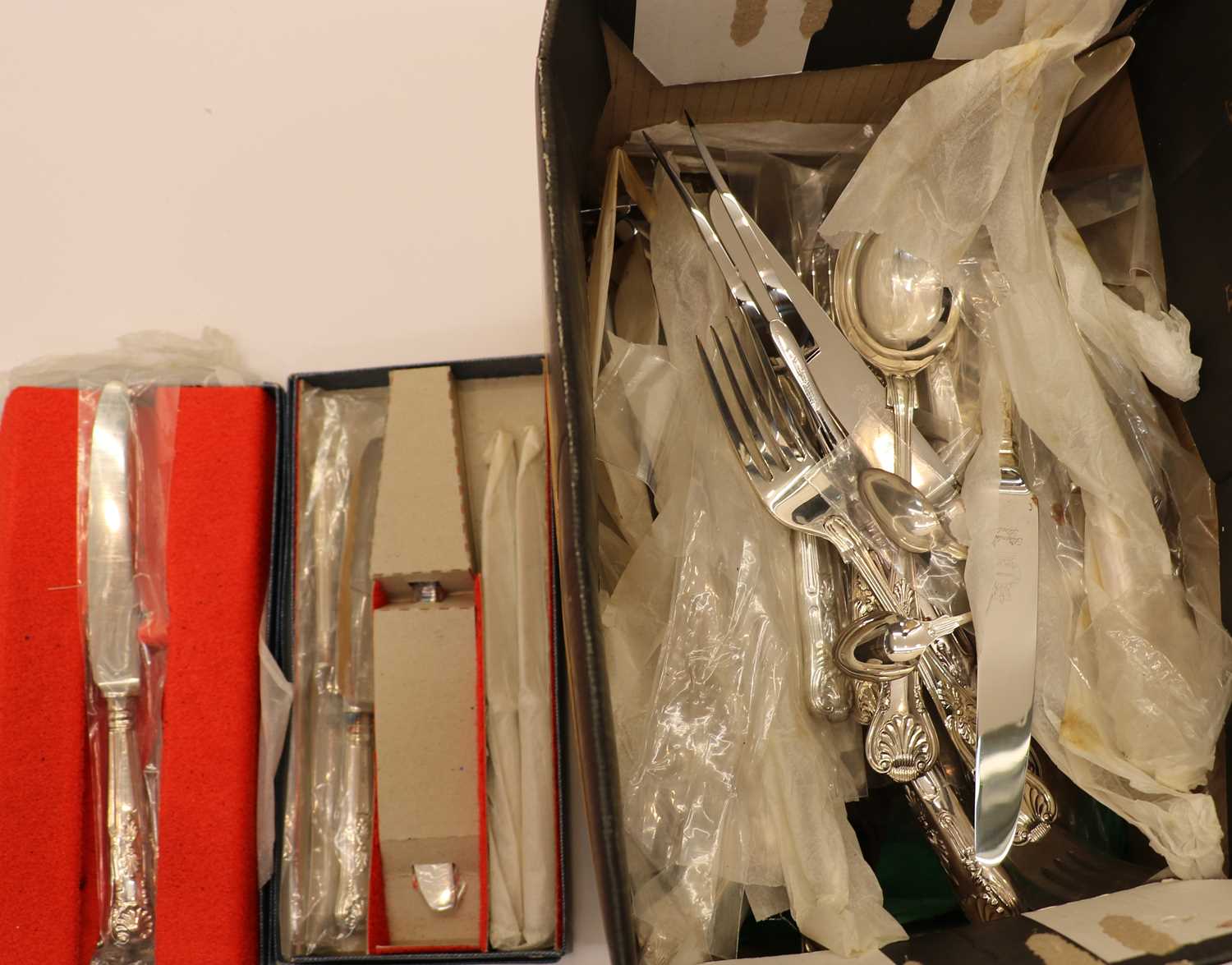 A silver canteen of cutlery, - Image 3 of 3