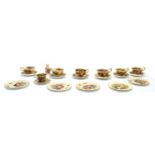 A collection of Aynsley 'Orchard Gold' dinner and teaware,
