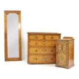 An aesthetic movement pitch pine chest,