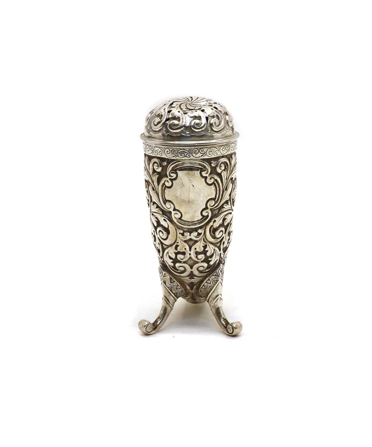 A novelty silver sugar caster, - Image 3 of 3