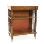 A George IV mahogany library bookcase,