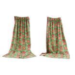 A pair of Nina Campbell fabric curtains,