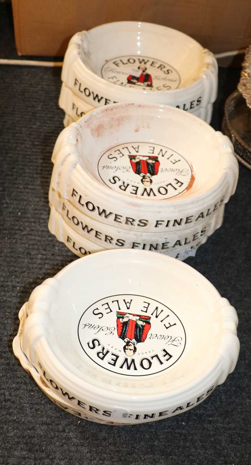 A collection of thirteen Flowers Fine Ales advertising ashtrays, - Image 3 of 3