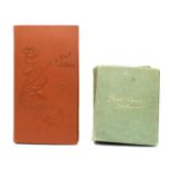 Two Edwardian postcard albums