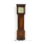 A George III oak and mahogany 8 day longcase clock,
