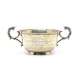 A Carrington & Co Silver presentation bowl,