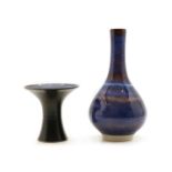A Ceramics Annegret Ostberg studio pottery vase of globular form,