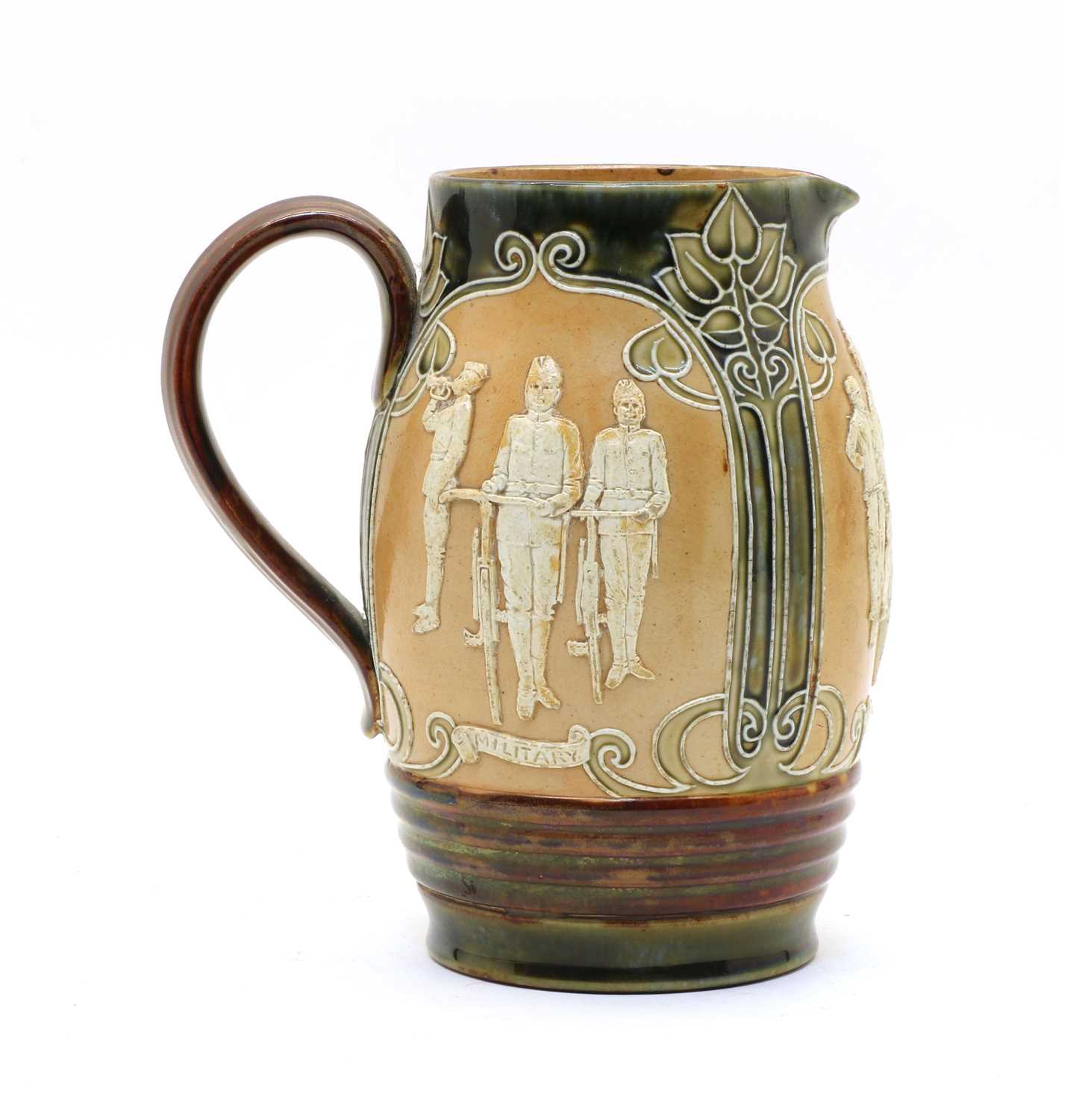 A Doulton Lambeth stoneware jug,
