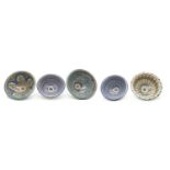 A group of five various Isnik pottery basins,