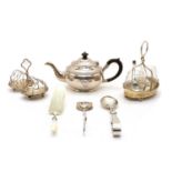 Silver and silver plated items,