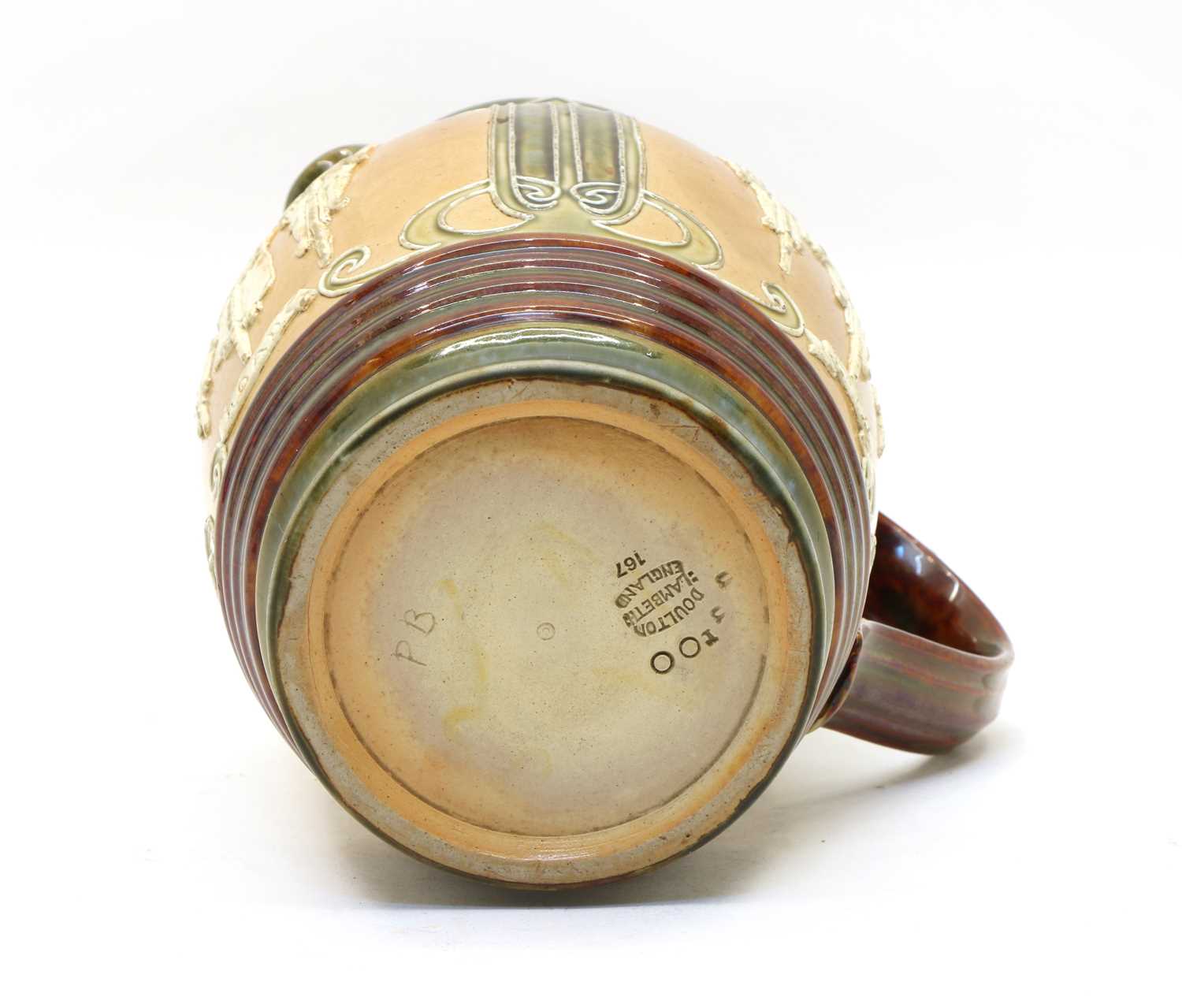 A Doulton Lambeth stoneware jug, - Image 2 of 3