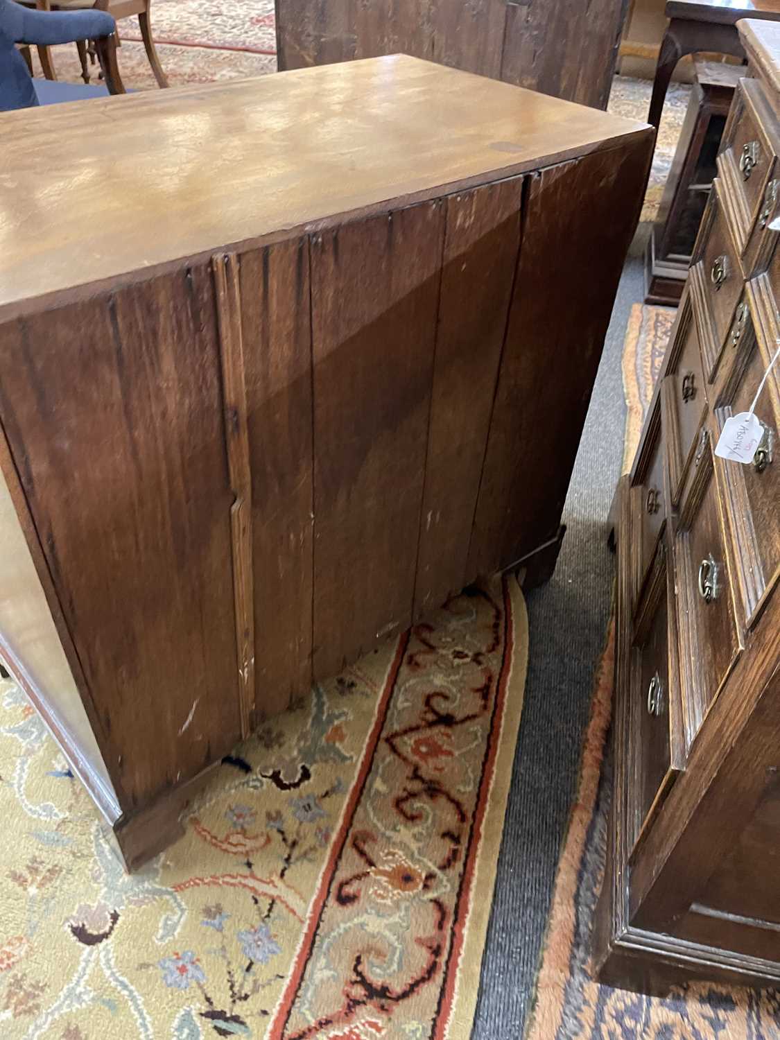 A George III mahogany caddy-top chest of drawers, - Image 37 of 48