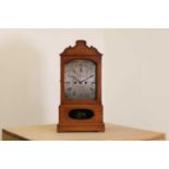 A walnut cased bracket clock,