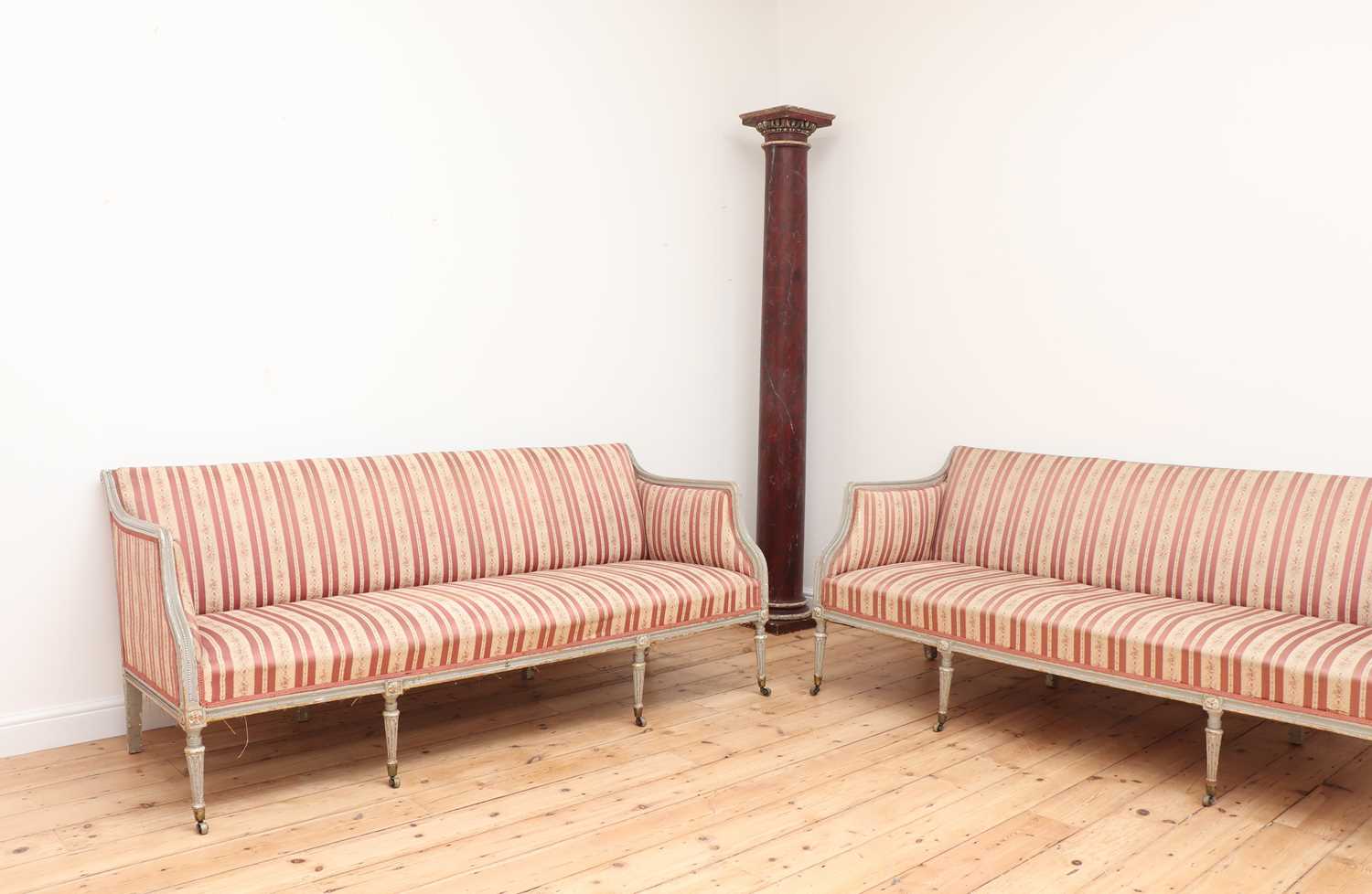 A pair of George III settees, - Image 2 of 61