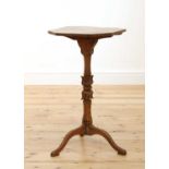 A French oak occasional table,