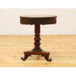An Anglo-Chinese hardwood occasional table,
