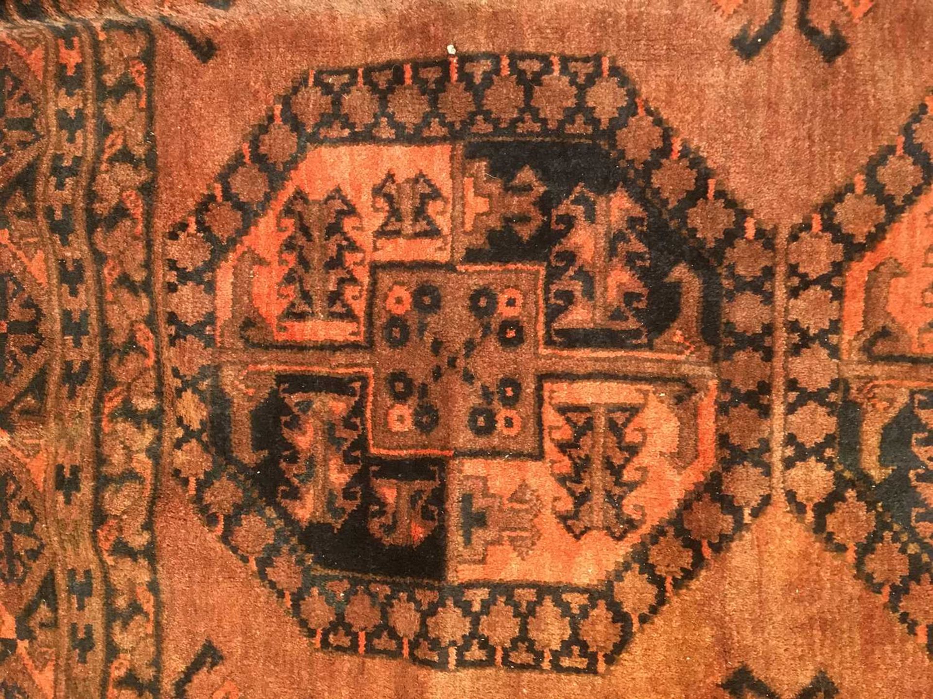 A Tekke Bokhara carpet, - Image 7 of 12