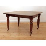 A George IV mahogany extending dining table,