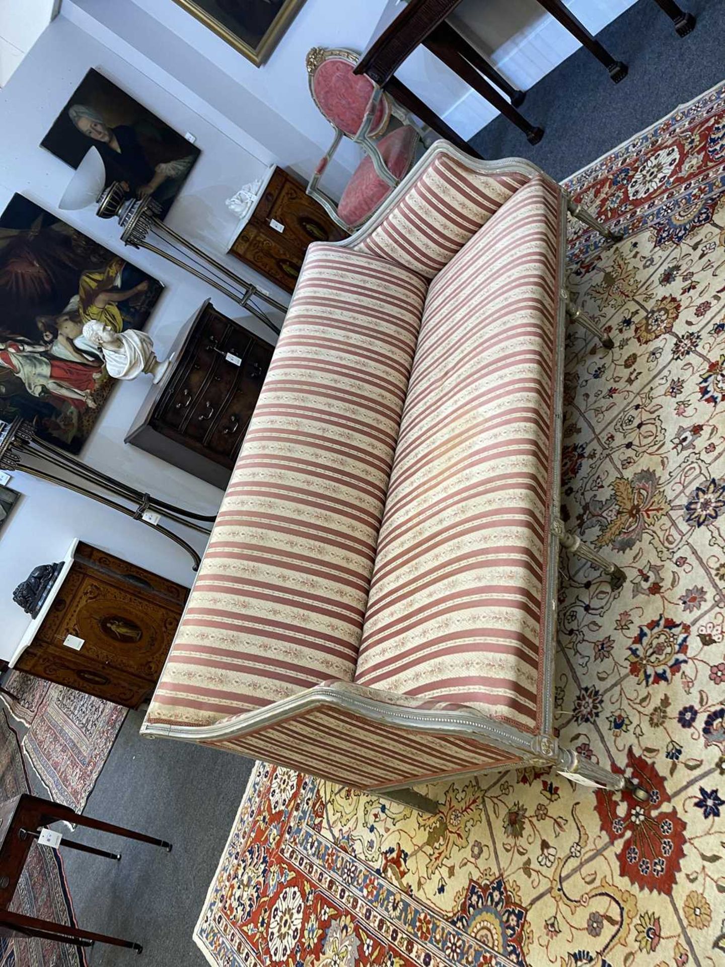 A pair of George III settees, - Image 39 of 61