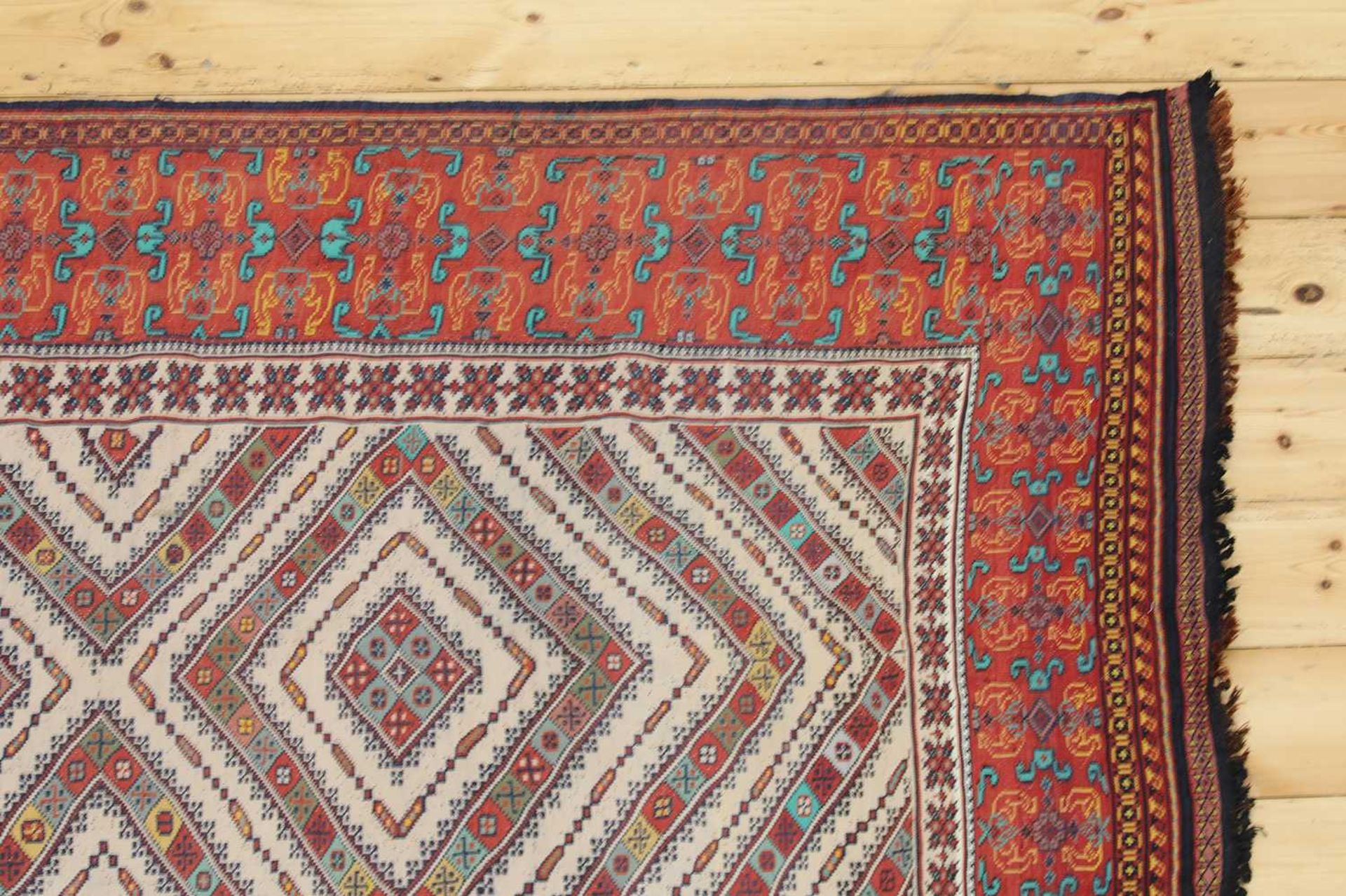 A Caucasian Soumac rug, - Image 3 of 6